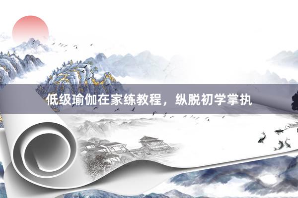 低级瑜伽在家练教程，纵脱初学掌执